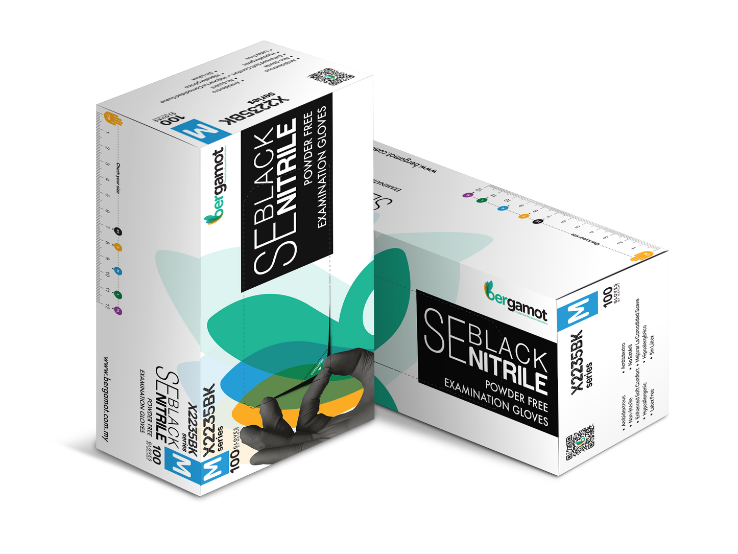 Premium black nitrile gloves with enhanced grip, chemical resistance, and latex-free design. Perfect disposable gloves for industrial, medical, and cleaning applications