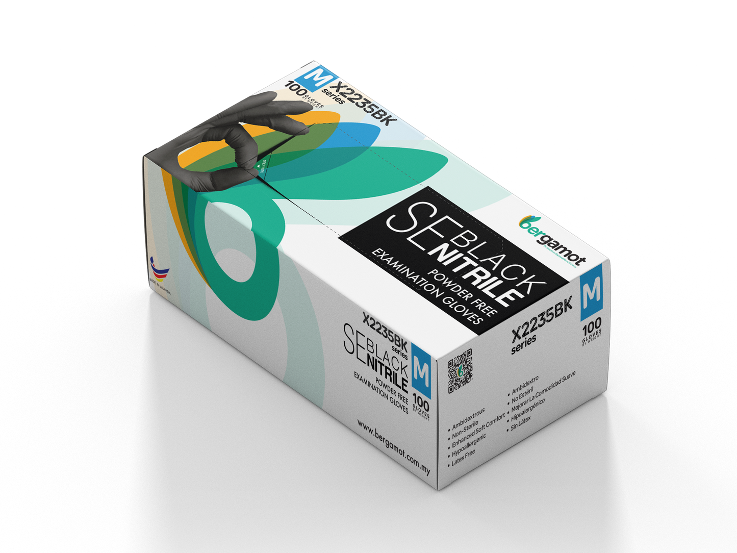 Premium black nitrile gloves with enhanced grip, chemical resistance, and latex-free design. Perfect disposable gloves for industrial, medical, and cleaning applications