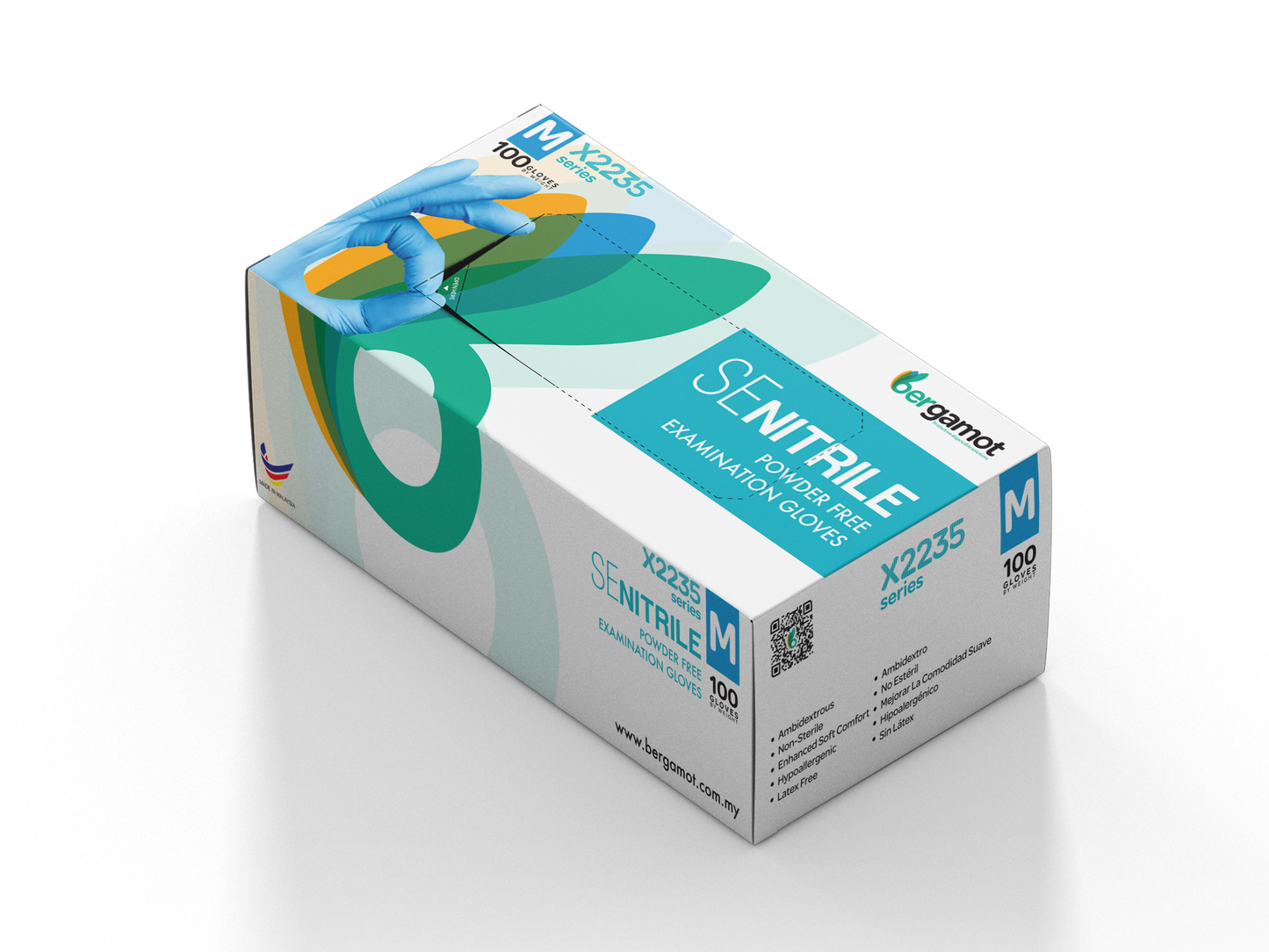 Durable blue nitrile gloves designed for optimal protection and comfort during food handling, medical tasks, and cleaning. Latex-free and textured for secure grip and versatility.