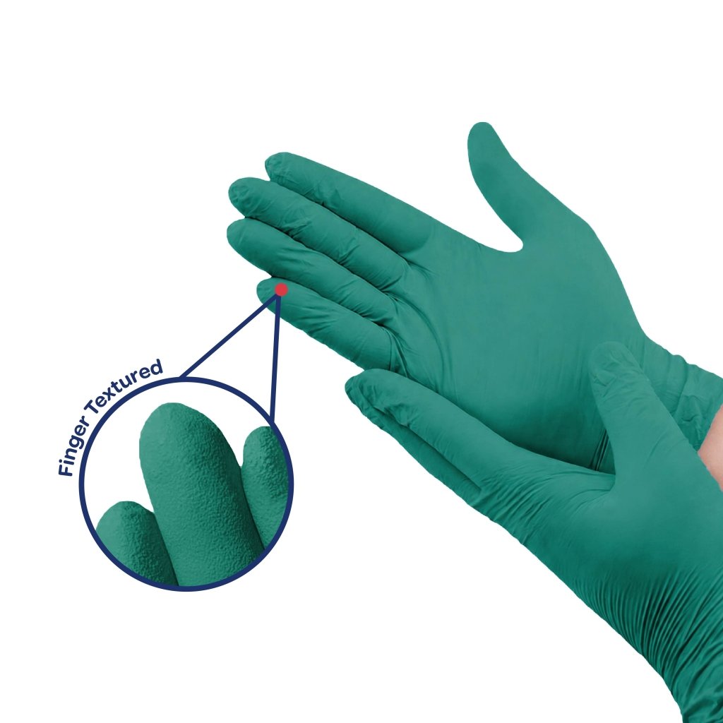 ChemTough Green - Chemo Tested Lab Nitrile Gloves - Nitrile Glove - Hygiene Hub