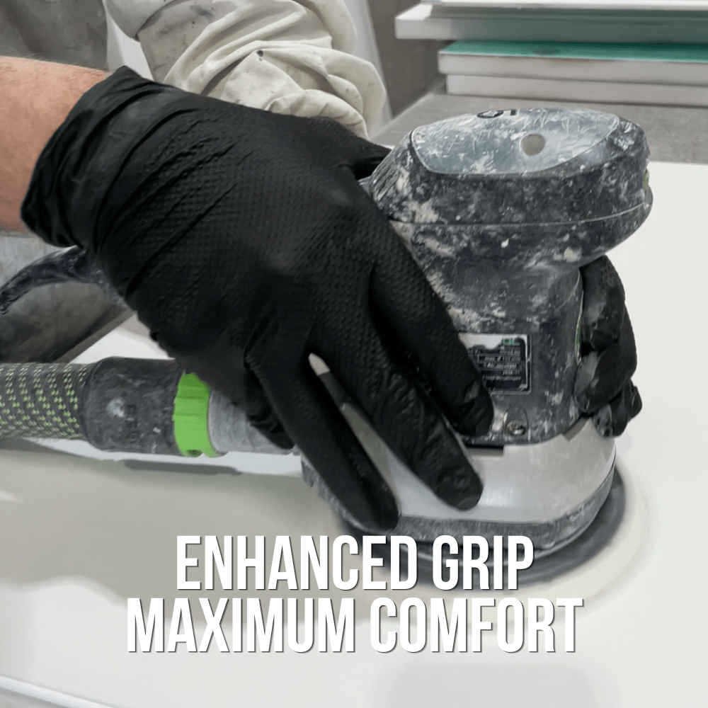 Heavy Duty Diamond Textured Gloves | Grip - X - Nitrile Glove - Hygiene Hub
