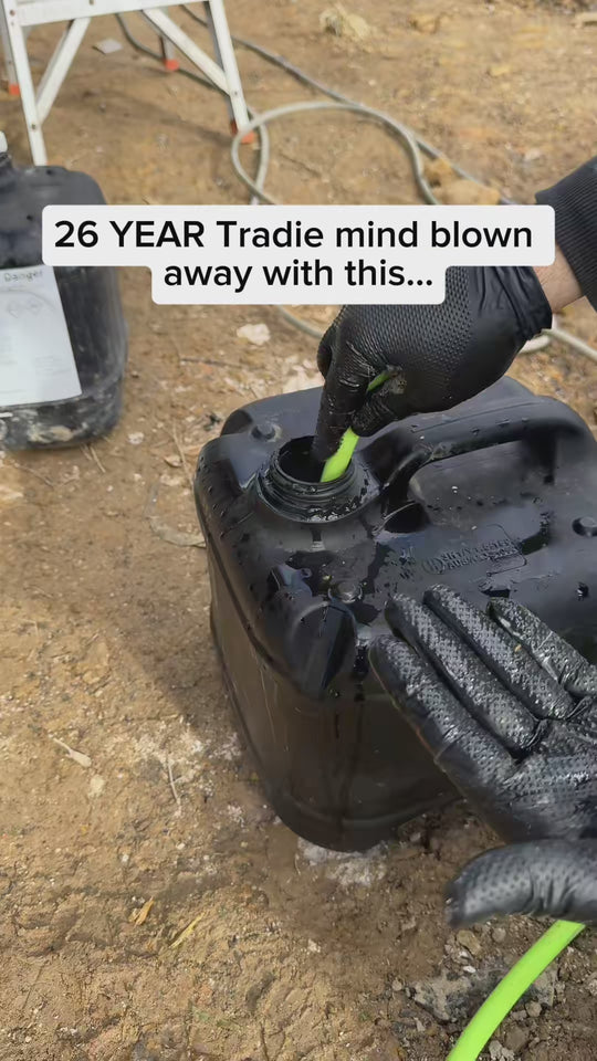 Grip-X gloves used for pressure washing