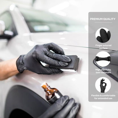 SE Premium Black Nitrile Powder Free Gloves - Nitrile Glove - Hygiene Hub