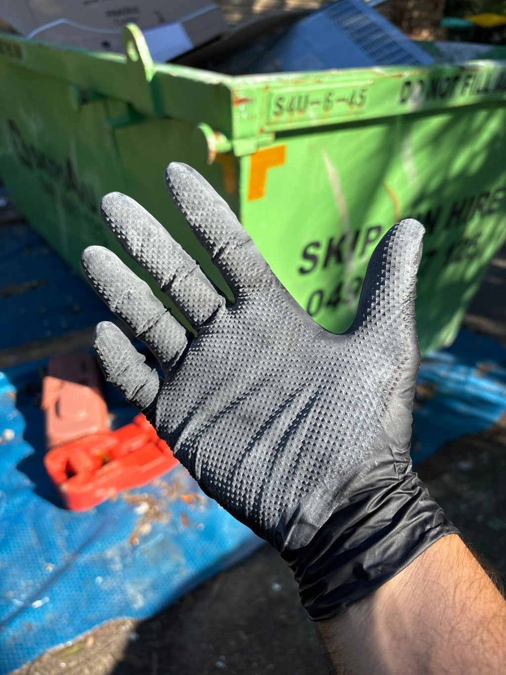 HygieneHub gloves in the field